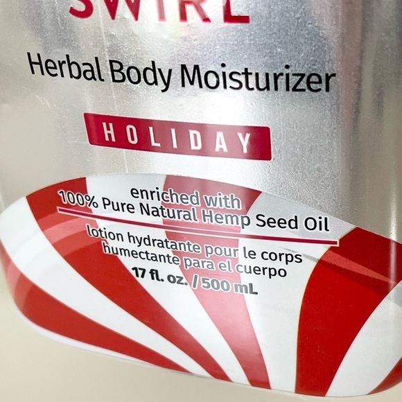 Hempz Peppermint Vanilla Swirl Body Lotion 100% Hemp Seed Oil 17 oz Full Size - Picture 6 of 8